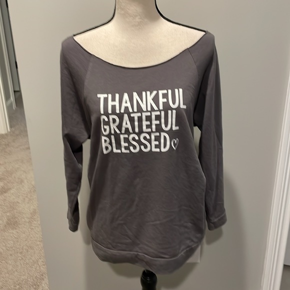 Grateful Chicago Lettering Gray Tee